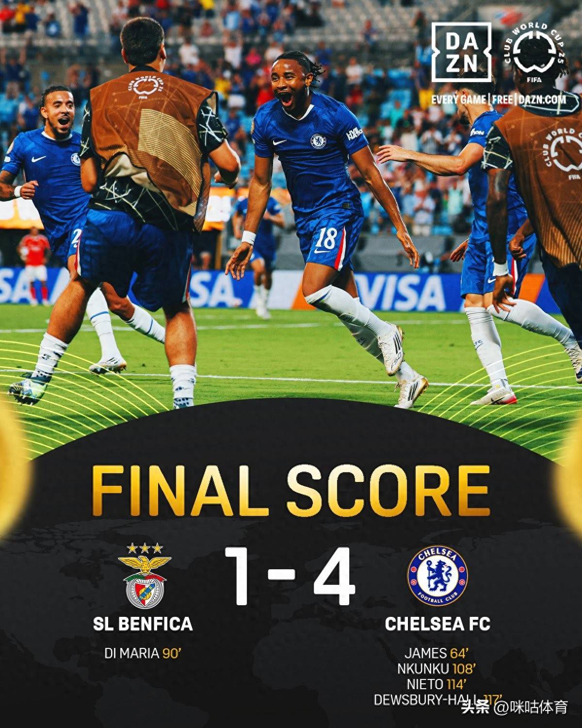 九游体育-西亚卡姆重要时刻比赛局势复杂，切尔西带队取胜！赛场气氛高涨的简单介绍